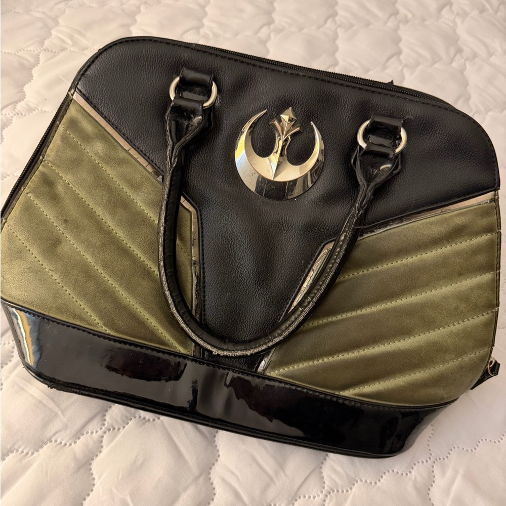 Star Wars Black and Green Rogue One Rebel Shoulder Bag Purse
